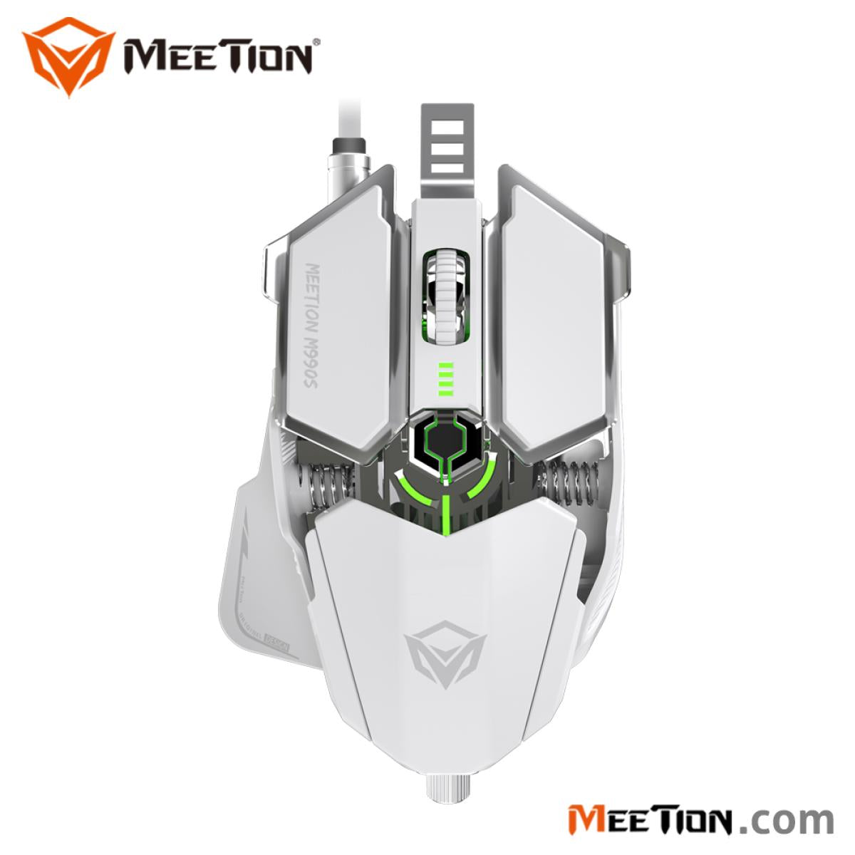 ماوس ألعاب من Meetion موديل M990S – مفاتيح ميكانيكية وإضاءة RGB و4000DPI