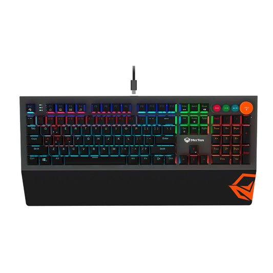 كيبورد ألعاب من Meetion موديل MK500 – مفاتيح ميكانيكية وإضاءة RGB