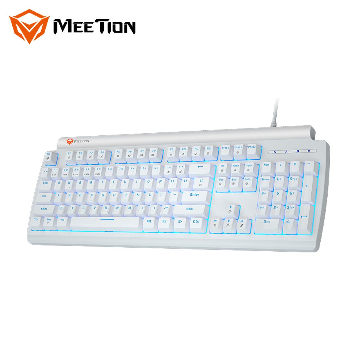 كيبورد ألعاب من Meetion موديل MK600MX – مفاتيح ميكانيكية وإضاءة RGB