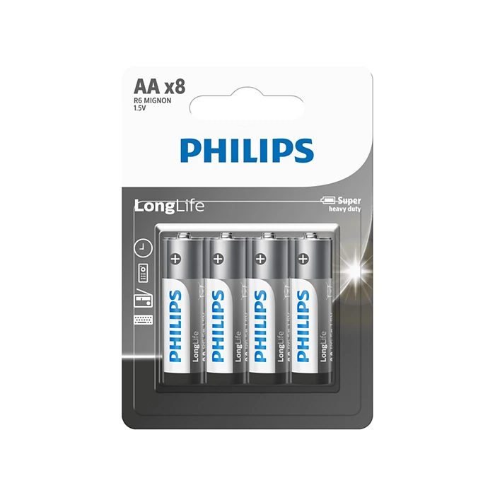 بطاريات من Philips موديل R6L8BL/40