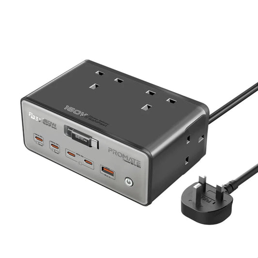شاحن من Promate موديل PowerBrix-160W مع 160W و140W و100W - صورة 1