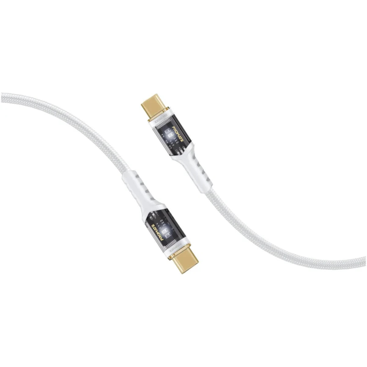 كيبل من Promate موديل LucidLine-CC200 مع 100W و2m وUSB-C - صورة 2
