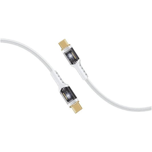 كيبل من Promate موديل LucidLine-CC200 مع 100W و2m وUSB-C - صورة 2