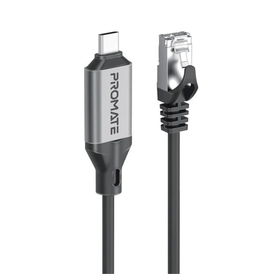 كيبل من Promate موديل CLink-RJ45 مع 5m وUSB-C - صورة 1