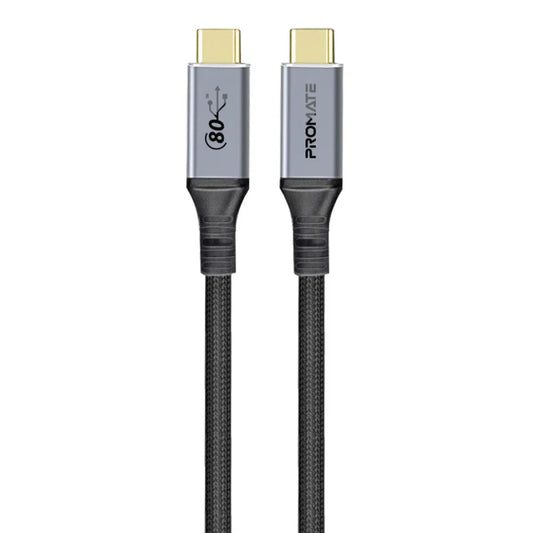 كيبل من Promate موديل PowerBolt5-80G مع 240W و1.2m وUSB-C - صورة 1