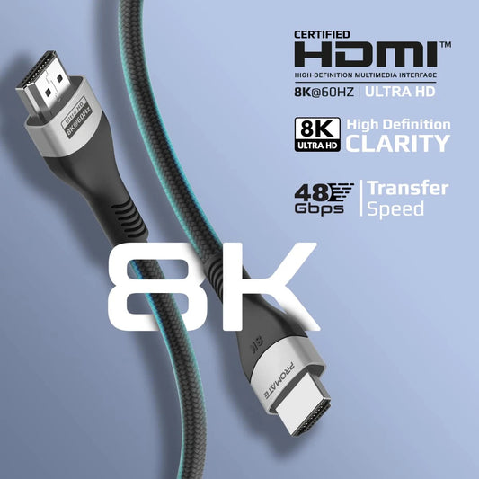كيبل من Promate موديل PrimeLink8K-300 مع 3m و8K - صورة 2