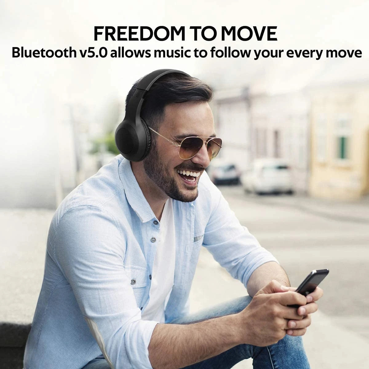 سماعة رأس من Promate موديل LaBoca مع 200mAh و10m وBluetooth لاسلكي - صورة 2