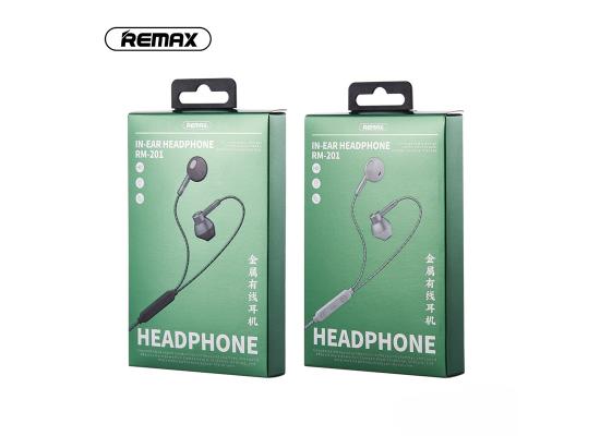 سماعة أذن Remax RM-201 فضية