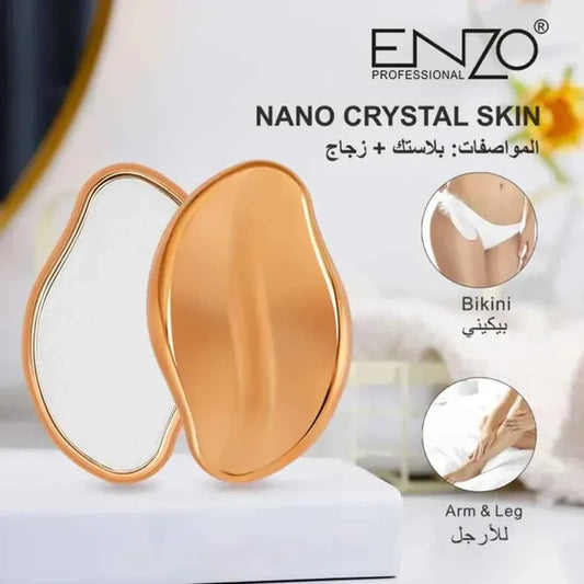 ممحاة إزالة الشعر وتقشير البشرة نانو كريستال بدون شفرات أو شحن ماركة ENZO