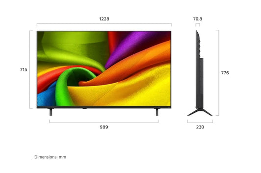 تلفزيون LG NANO NU84 الذكي مقاس 55 بوصة 4K UHD AI Smart TV إصدار 2026