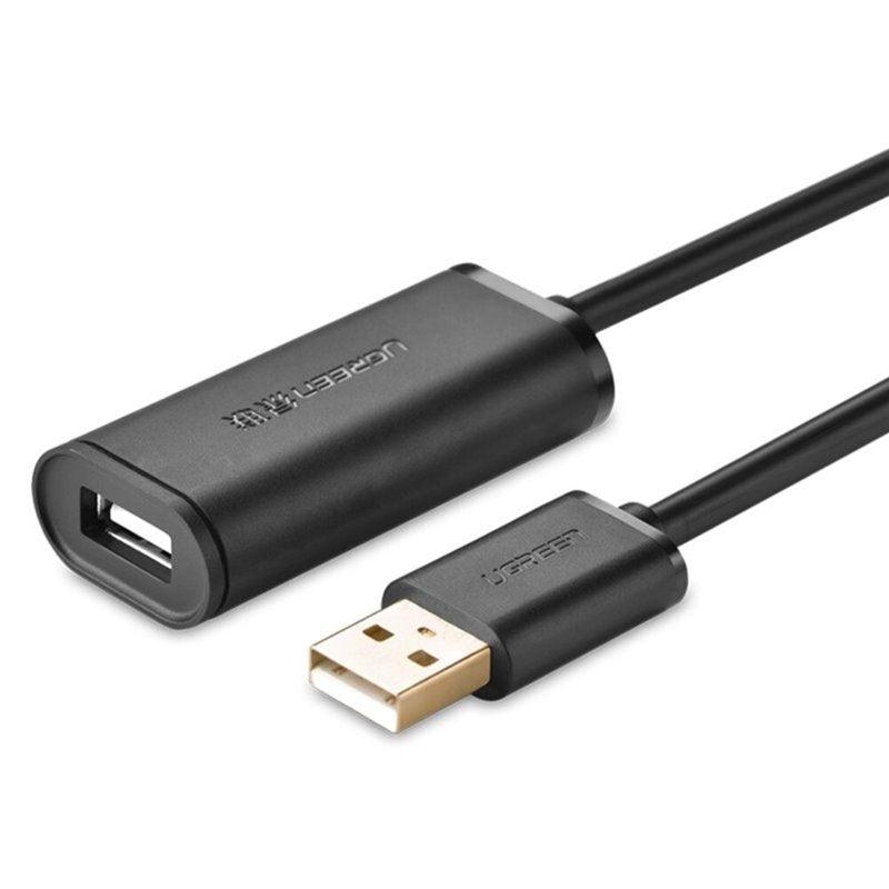 كيبل تمديد USB 2.0 نشط UGREEN بطول 15 متر موديل 10323