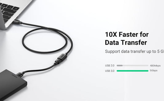 كيبل تمديد USB 3.0 UGREEN بطول 2 متر موديل 10373
