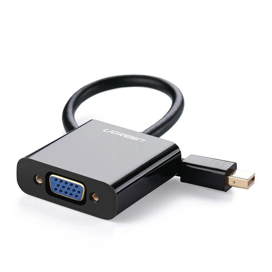 محول UGREEN Mini DisplayPort إلى VGA أسود موديل 10459