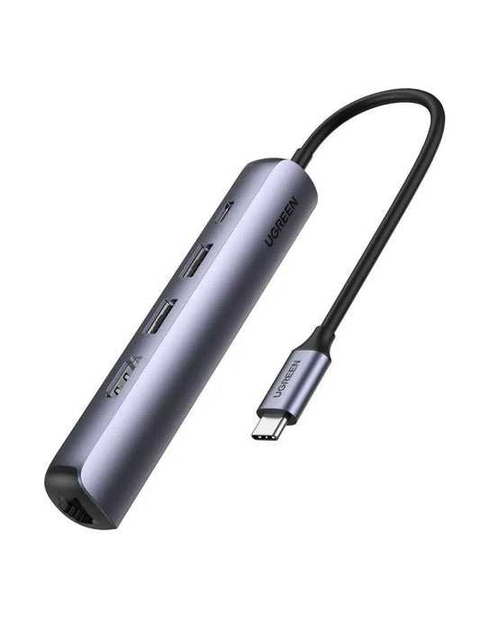 موزع UGREEN USB-C 5 في 1 موديل 10919