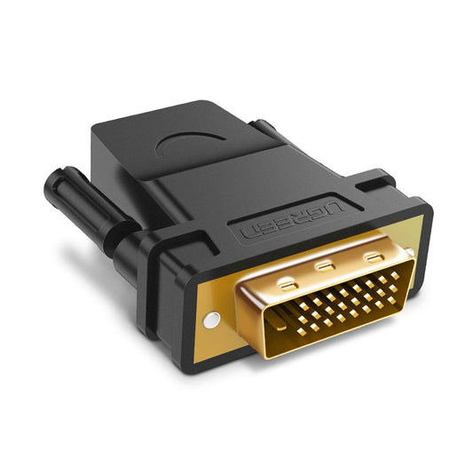 محول UGREEN 20124 من DVI-D 24+1 ذكر إلى HDMI أنثى