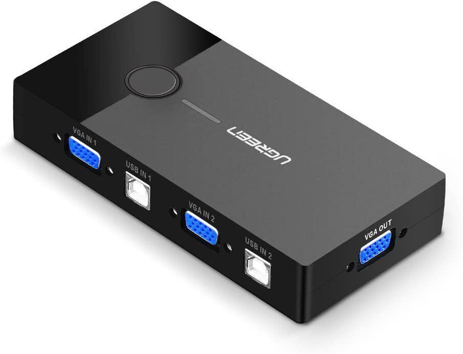 مبدل KVM USB ثنائي المنافذ UGREEN 30357