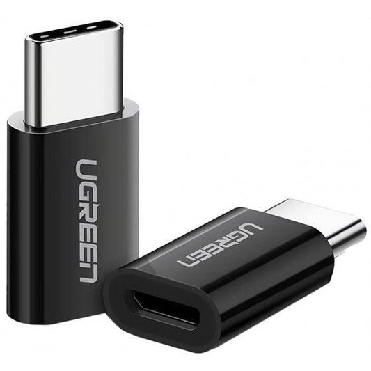 محول UGREEN من USB-C إلى Micro USB أسود موديل 30391