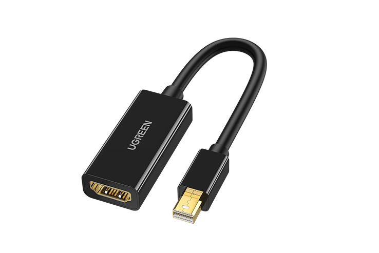 محول Mini DisplayPort إلى HDMI بدقة 4K UGREEN 40360 بخلفية بيضاء