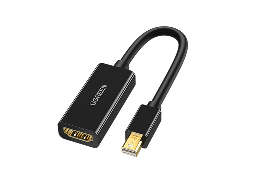 محول Mini DisplayPort إلى HDMI بدقة 4K UGREEN 40360 بخلفية بيضاء