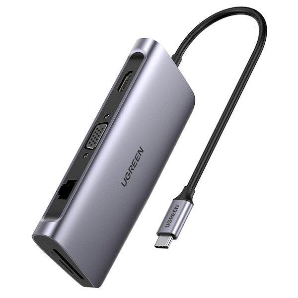 موزع UGREEN CM179 USB-C تسعة في واحد موديل 40873