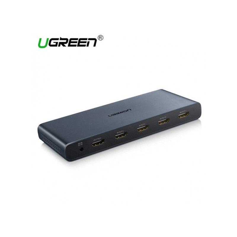 جهاز UGREEN CM201 موديل 50745EU لعرض أربعة مصادر HDMI على شاشة واحدة