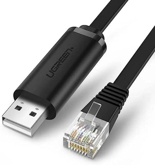 كيبل UGREEN USB إلى RJ45 Console موديل CM204