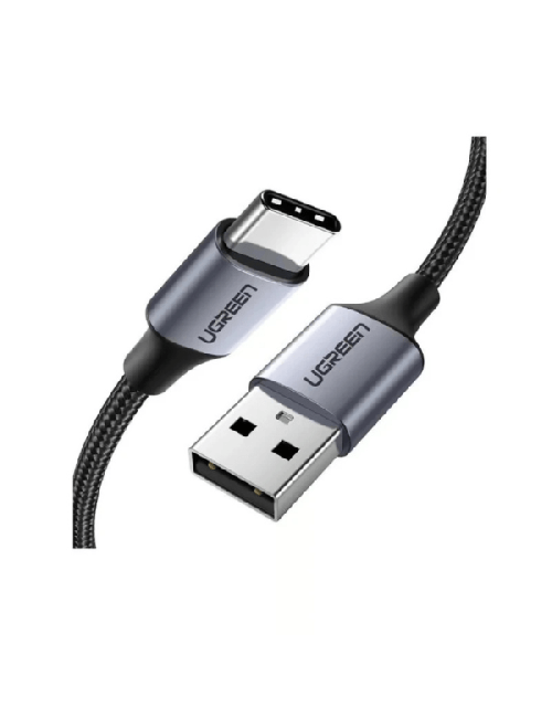كيبل UGREEN US288 مضفر من USB-A إلى USB-C بطول 1 متر موديل 60126