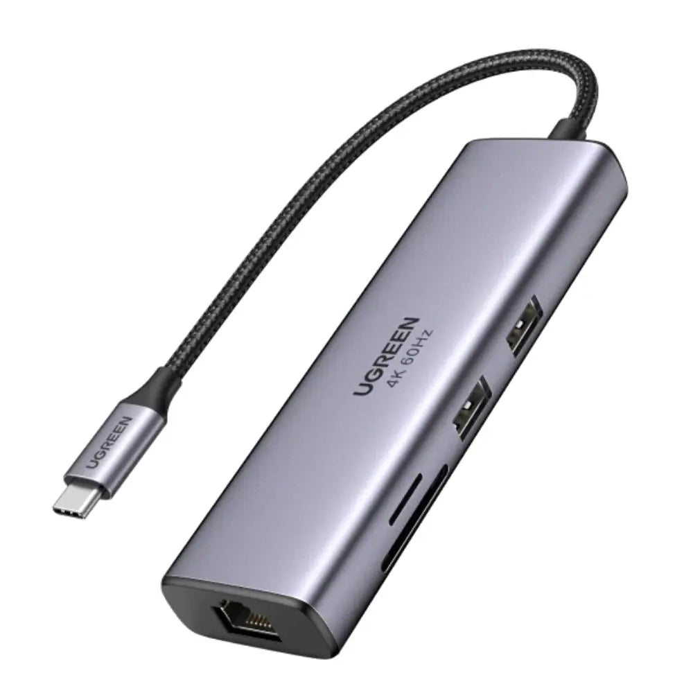 موزع UGREEN USB-C 7 في 1 موديل 60515