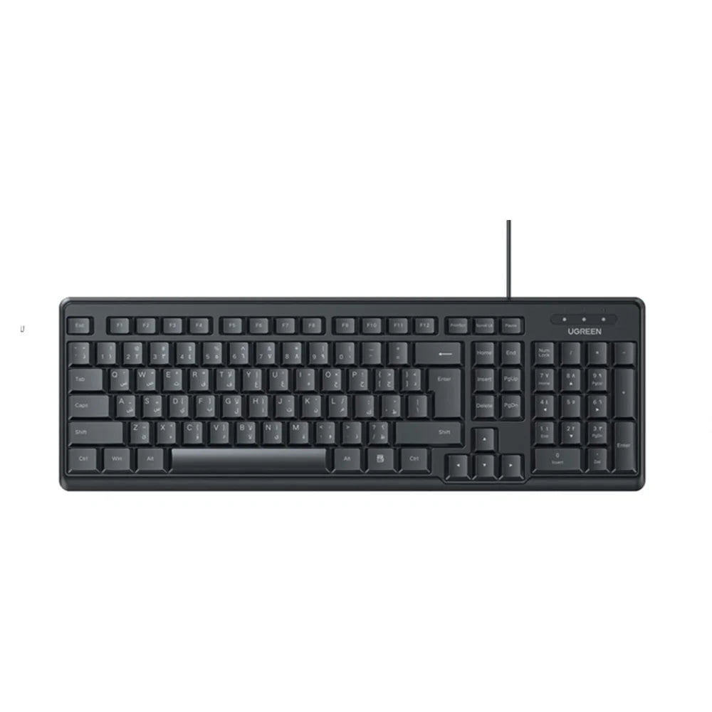 كيبورد UGREEN K330 سلكي بإضاءة خلفية موديل 65771