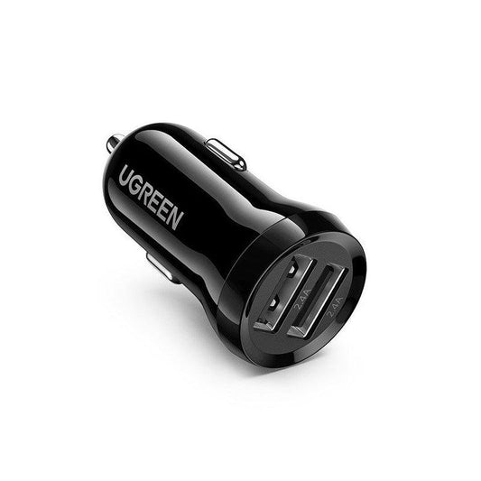 شاحن سيارة UGREEN بمنفذي USB قدرة 24 واط موديل 50875