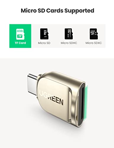 قارئ بطاقات MicroSD بمنفذ USB-C من UGREEN موديل 80124