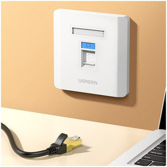 لوحة حائط UGREEN NW144 بمنفذ RJ45 موديل 80181 عبوة 5 قطع