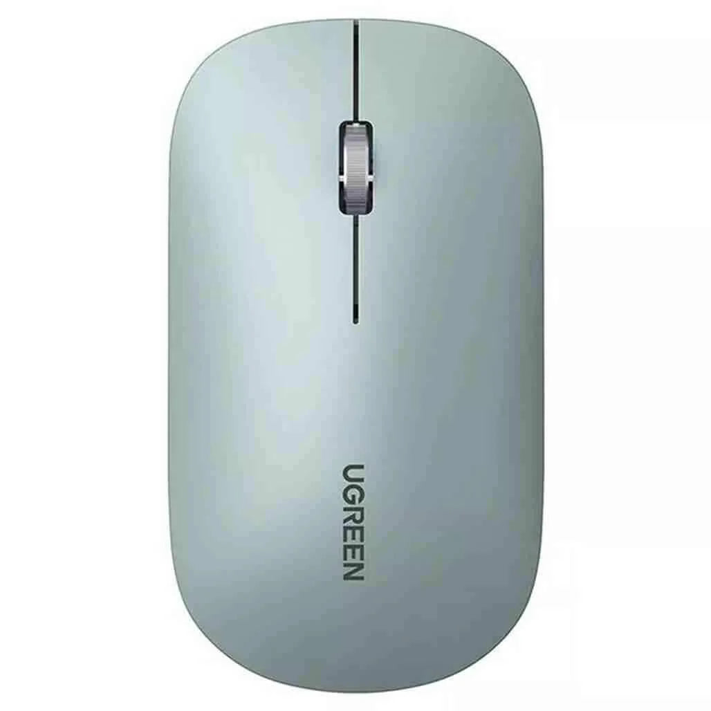 ماوس UGREEN MU001 اللاسلكي النحيف باللون الأخضر موديل 90373