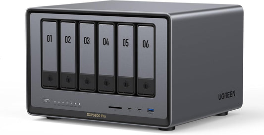 جهاز تخزين شبكي UGREEN NASync DXP6800 Pro بست فتحات موديل 25899