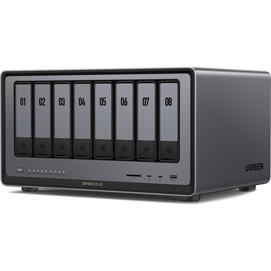 جهاز التخزين الشبكي UGREEN NASync DXP8800 Plus بثماني فتحات