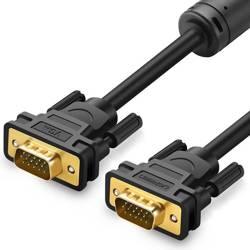 كيبل UGREEN VG101 من VGA ذكر إلى ذكر باللون الأسود