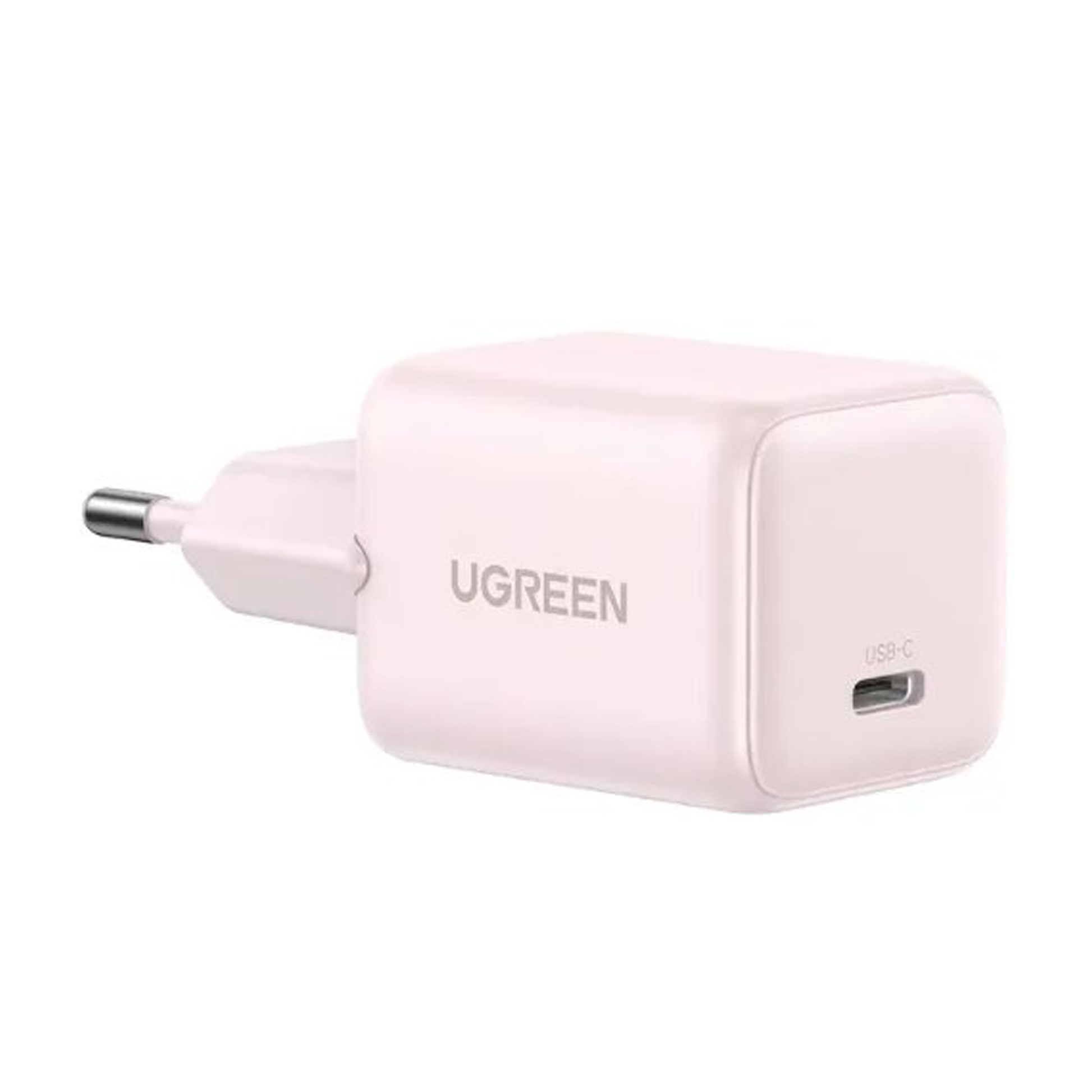 شاحن UGREEN X513 GaN بقدرة 30 واط باللون الوردي