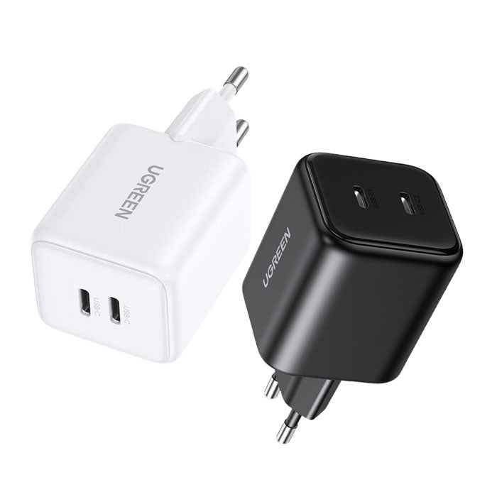 شاحن UGREEN X526 بقدرة 45 واط ثنائي USB-C
