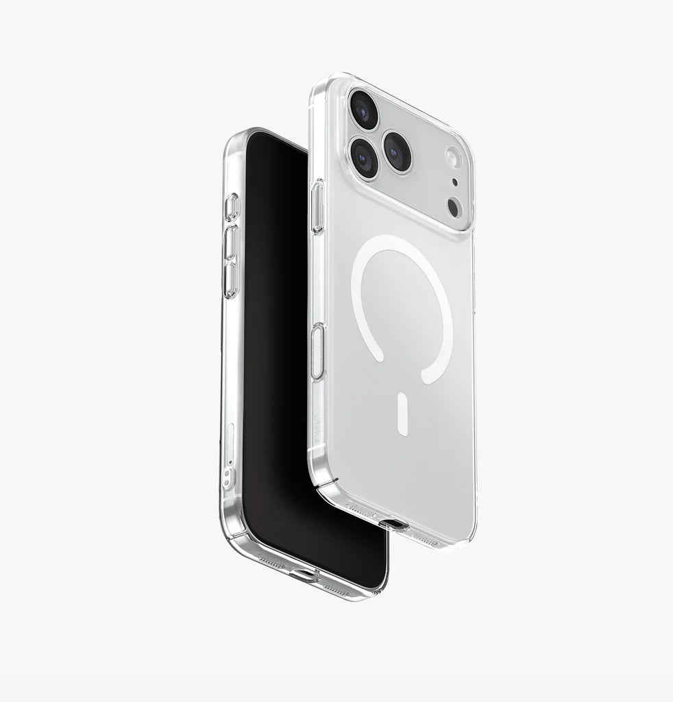 كفر حماية UNIQ HYBRID IPHONE 17 MAGCLICK CHARGING LIFEPRO XTREME (AF) - FROST CLEAR/WHITE | حماية وتصميم أنيق