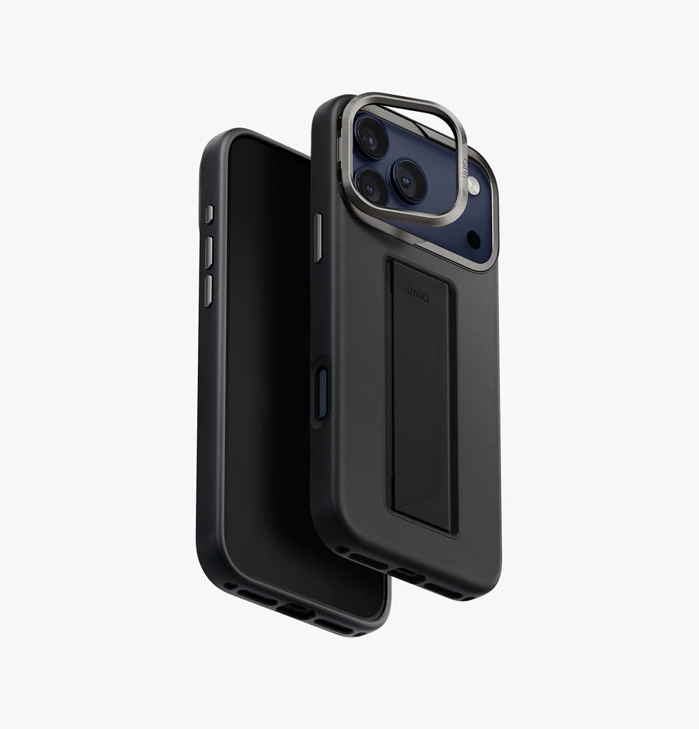 كفر حماية UNIQ Hybrid iPhone 17 MagClick Charging Lyden - Dallas Black | حماية وتصميم أنيق