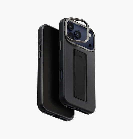 كفر حماية UNIQ Hybrid iPhone 17 MagClick Charging Lyden - Dallas Black | حماية وتصميم أنيق