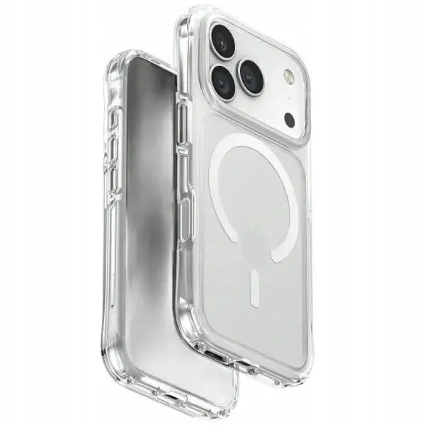 كفر حماية UNIQ HYBRID IPHONE 17 PRO MAGCLICK CHARGING LIFEPRO XTREME (AF) - FROST CLEAR/WHITE | حماية وتصميم أنيق