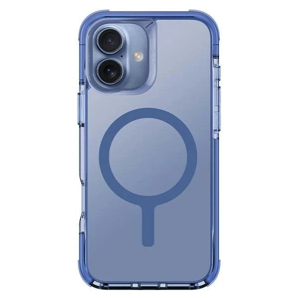 كفر حماية UNIQ HYBRID IPHONE 16 (2024) 6.1 MAGCLICK CHARGING COMBAT - PEARL BLUE | حماية وتصميم أنيق