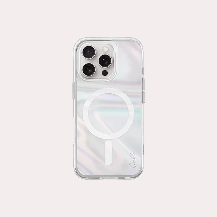 كفر حماية UNIQ COEHL IPHONE 16 PRO (2024) 6.3 MAGNETIC CHARGING SAVON - BUBBLE PRISM | حماية وتصميم أنيق