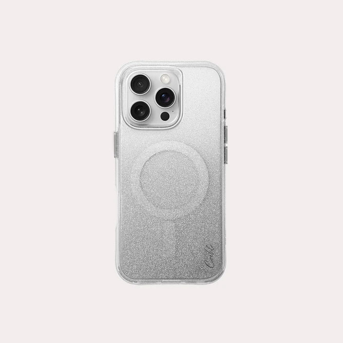 كفر حماية UNIQ COEHL IPHONE 16 PRO (2024) 6.3 MAGNETIC CHARGING LUMINO - SPARKLING SILVER | حماية وتصميم أنيق