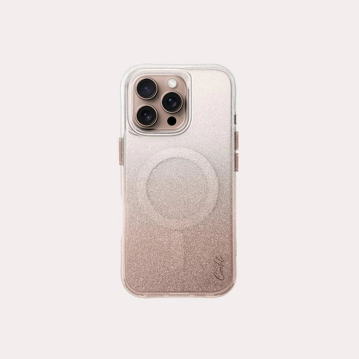كفر حماية UNIQ Coehl iPhone 16 Pro (2024) 6.3 Magnetic Charging Lumino - Rose Gold | حماية وتصميم أنيق