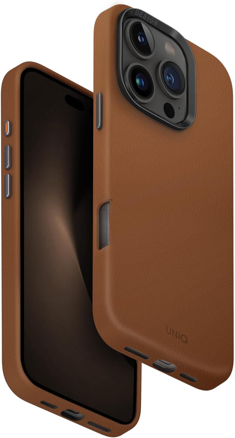 كفر حماية UNIQ HYBRID IPHONE 16 PRO (2024) 6.3 MAGCLICK CHARGING LYDEN - CARAMEL | حماية وتصميم أنيق