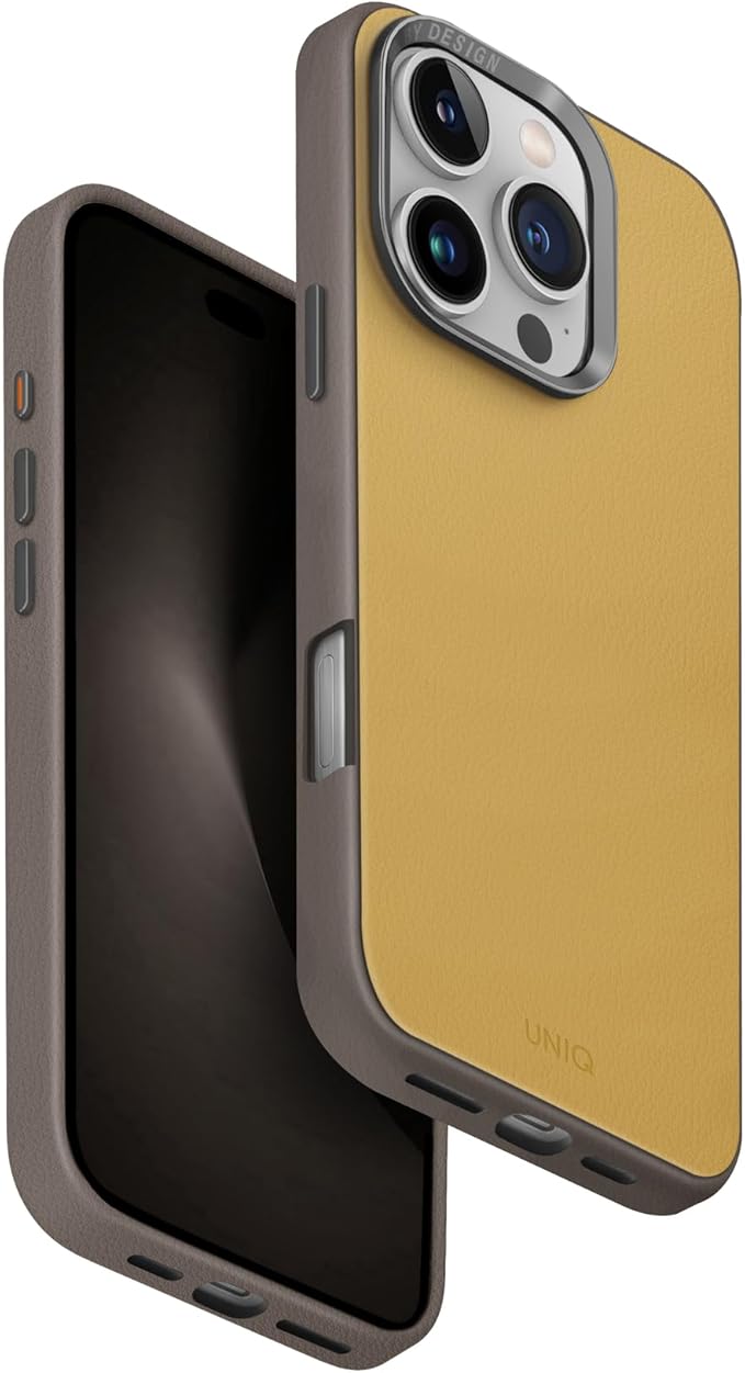 كفر حماية UNIQ HYBRID IPHONE 16 PRO MAGCLICK CHARGING LYDEN DS - CANARY | حماية وتصميم أنيق