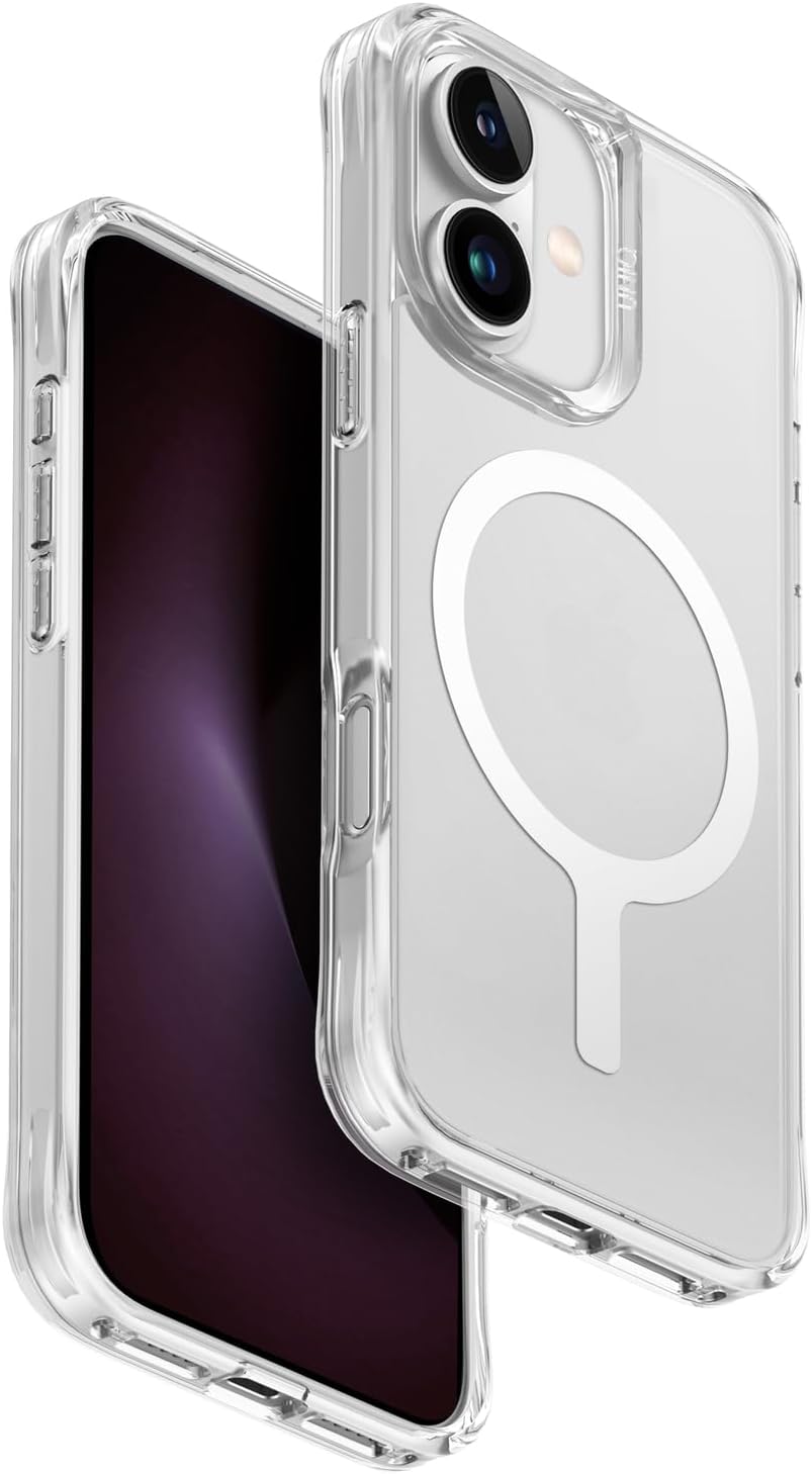 كفر حماية UNIQ HYBRID IPHONE 16 PRO (2024) 6.3 MAGCLICK CHARGING LIFEPRO XTREME (AF) - DOVE | حماية وتصميم أنيق
