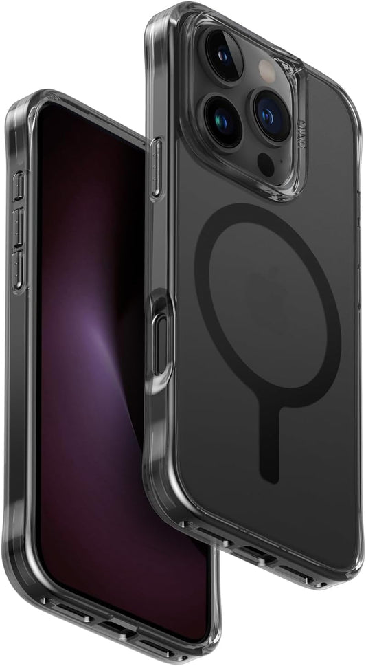 كفر حماية UNIQ HYBRID IPHONE 16 PRO (2024) 6.3 MAGCLICK CHARGING LIFEPRO XTREME (AF) - SMOKE (FROST SMOKE) | حماية وتصميم أنيق